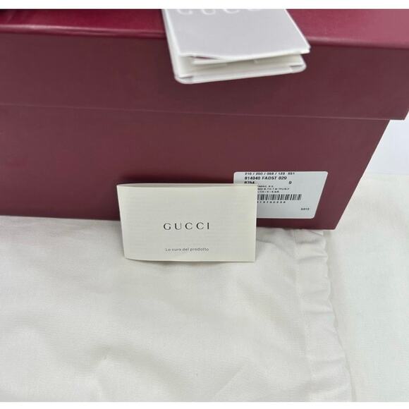Men's Gucci 2.0 sneakers in white/gray/burgundy size 9 made in Italy - Picture 8 of 15